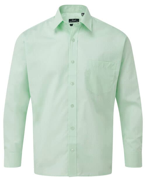 Men's Long Sleeve Poplin Shirt